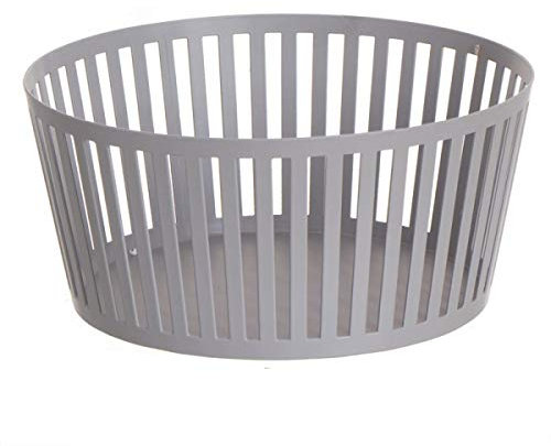 Deco Line Panera de metal gris, 22 cm