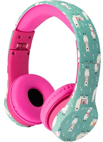 Snug Play+ Kids Headphones with Volume Limiting for Toddlers (Boys/Girls) - Llamas