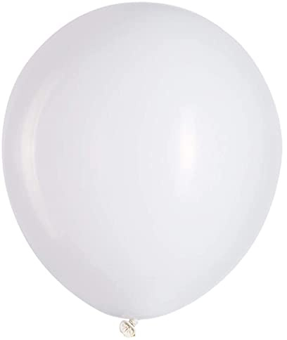 Ainmto 15 Stück 18 Zoll Luftballons Weiß Großer Helium Ballons für Geburtstag, Hochzeiten
