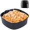 Airfryer Back Kit, Heißluftfritteuse Zubehör, Wiederverwendbare Air Fryer Backform Kuchenfass Brotbackkorb Kompatibel für HD9925 HD9860 HD9905 01 Accessory(22cm)