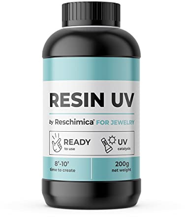 Resina UV Trasparente per Bijoux e Gioielli con indurimento Veloce (200 gr)