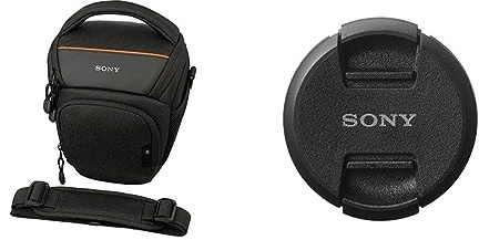 Sony LCS-AMB Kameratasche für Sony Alpha-Kamera, Schwarz & ALC-F 72 S, schwarz