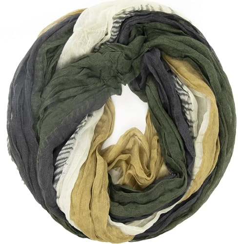 Glamexx24 Damen Schal Schlauchschal Loop Schal Leichter Halstuch Tuch weich und angenehm auf der Haut