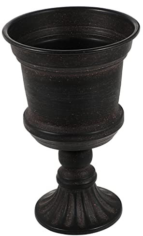 TOPPERFUN 1pc Vintage Metall Blume Vase Schreibtisch Knospe in Floral Anordnung Container Für Wohnkultur