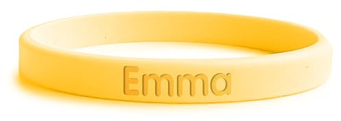 bienpegado – Pulsera SOS de silicona con nombre y teléfono – Ancho 7 mm, ligera y segura – Ideal para niños (1–10 años), paseos y viajes – 13 colores – Sin tinta añadida.
