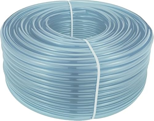 AP Supplies Clear PVC Pipe, Flexible Food Contact Non-Pressure Hose (5 Meter, 14mm*18mm)