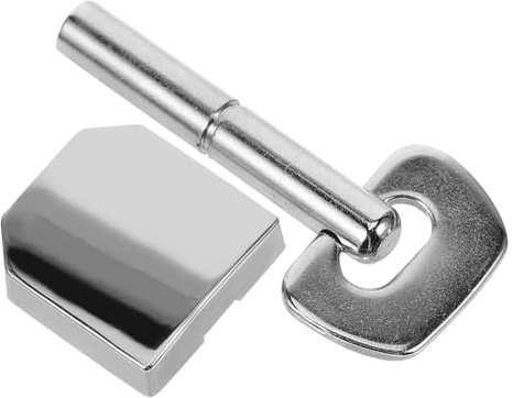 Metronomteile für Klaviermetronom 1 Satz, Metallschiebeblock | Silber, Mechanische Ersatzteile für Klaviermetronome, Einfach zu Montieren, Professionelles Design