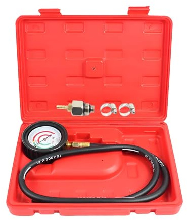 Milageto Testeur Compression Moteur, testeur Pression d'échappement Automobile, Accessoire MH-9100, manomètre réparation Automobile pour Marines