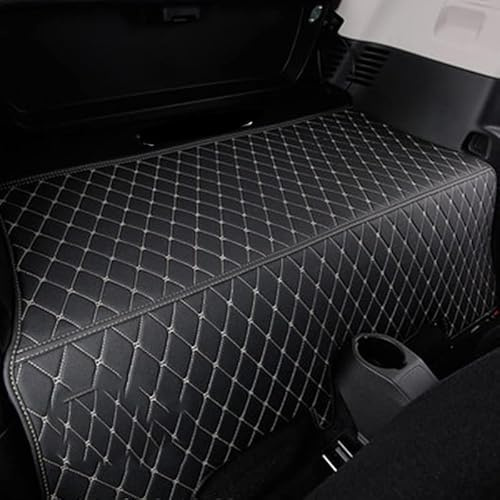 Ladungsschutz Schutzmatte Für Smart 451 450 Für Fortwo 2008-2014 Kofferraummatten Anti-Dirty Pad Modification Trunk Protection Mat(Overall Black-Logo)