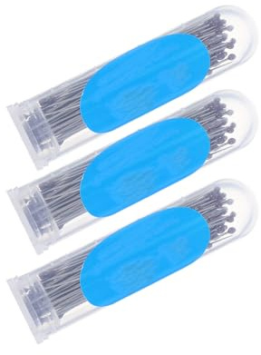HIAKDOFT 300 Aiguilles à Épingler en Acier Inoxydable pour Entomologie, Kit de 3 Boîtes Flacons Plastiques pour Collecte et Montage D’insectes, Fournitures Scolaires pour Observation