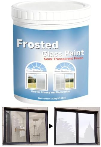Fönsterfrostfärg För Glas 350 Gram Integritetsskyddande Maskeringsfilm Med