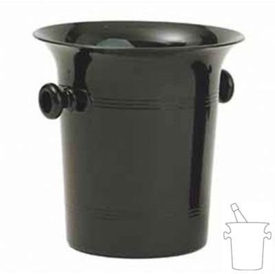 Black Plastic 2 Handles Wine Bucket & Cooler/Ice Bucket