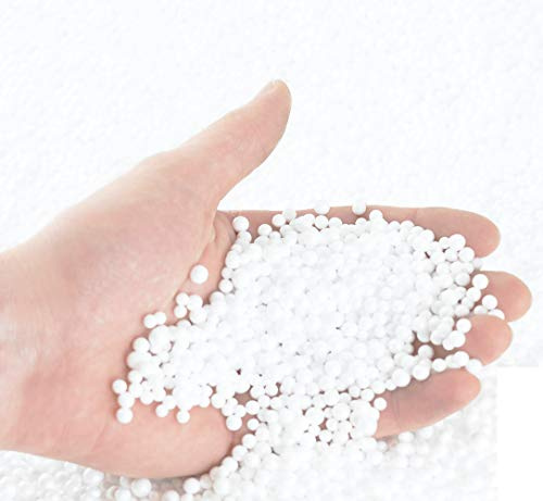 Lumaland EPS-pärlsittsäck fyllning | 300 l polystyrenkulor, påfyllningspaket från tysk produktion | premium beanbag-fyllningsmaterial | universell puff och amningskudde, fyllning | luktfri och ren vit