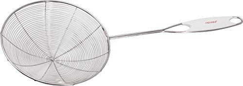 Pedrini Schiumarola in filo con guancetta in plastica, rete in acciaio inox, diametro 160 mm