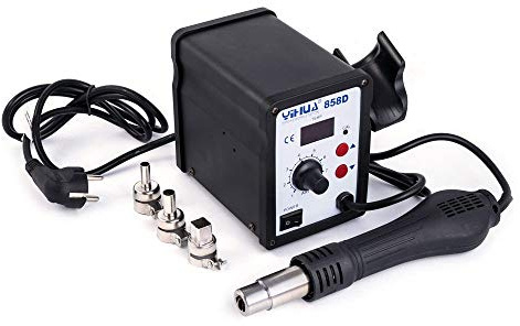Yihua 858D Heißluftstation SMD Rework Station 650W 100° C... 450 ° C 120L/Min