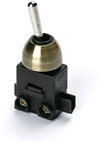 incasso interruttore a levetta interruttore on/off/Off 250 V luci 1polig 2 (1) a LS 2 Oro Argento Antico lampade lampade da tavolo lampade da parete