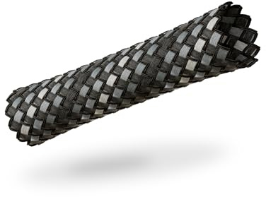 VIABLUE Sleeves * Geflechtschlauch * Flag * Größe MEDIUM für Kabel-Ø von 5 bis 13 mm * Meterware * Gewebeschlauch/Kabelschutzhülle/Kabelschlauch * per m