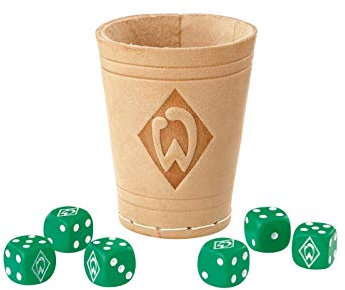 Werder Bremen Würfelbecher/Knobelbecher incl. 6 Würfel