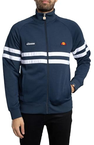 Ellesse Uomo Giacca Track Rimini, Navy/White, XXL