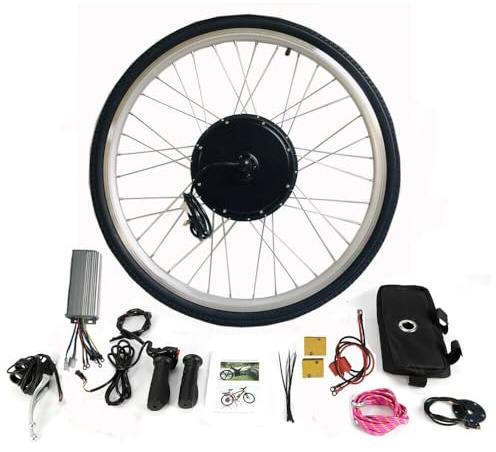 FortyFor 28 E-Bike Umbausatz mit LCD Display, 36V 800W Hinterrad Elektro-Fahrrad Kit Ebike Elektrofahrrad Umbausatz für Hinterrad