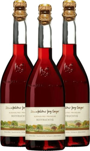 Rotfruchtig Manufaktur Jörg Geiger 3 x 0,75l VINELLO - 3 x Weinpaket inkl. kostenlosem VINELLO.weinausgießer