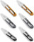 HAN-LBG Small Sewing Scissors 6 Pack, Bonsai Pruning Scissors 4.1in Small Cross Stitch Thread Snips for DIY Embroidery Knitting Bud Leaves Flowers Dead Heading