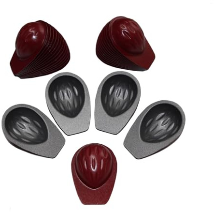 kleine Anti-Stick Nussschalen Backformen 2,8 x 2,2 cm Teflon, Set mit 30, Nussbäcker, Nuss, gefüllte Nüsse Oreschki