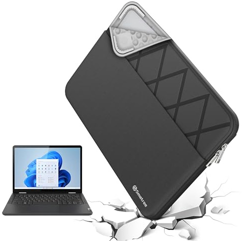Smatree 13.5 inch Laptop Sleeve for Lenovo ThinkPad X1 Titanium Yoga 2 in 1 Laptop, 13 inch Lenovo Protective Laptop Case with Accessory Pocket, YKK Zipper, Patended Super-Corner Design (E432)