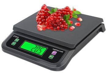 Báscula de cocina digital de 30 kg/1 g, con pantalla LCD, función de tara y báscula de contador, para cocinar y hornear, 6 tipos de unidades g, oz, libras, kg, tl, ct