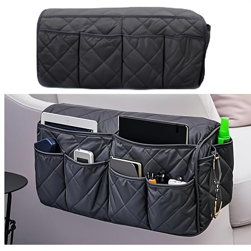 HJYDGJ Armrest Bag Rear Wheelchair Backpack Universal Wheelchair Accessories Bags Rollator Bag Mobility Bag Backpack for Wheelchair Wheelchair Bag Wheelchair Storage Bag - Black