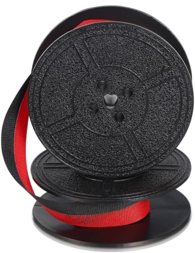 SEWACC Nylon Farbband für Alte Schreibmaschinen mit Einfacher Installation und Langlebiger Tinte Geeignet für Büro und Heimgebrauch in Rot und Schwarz
