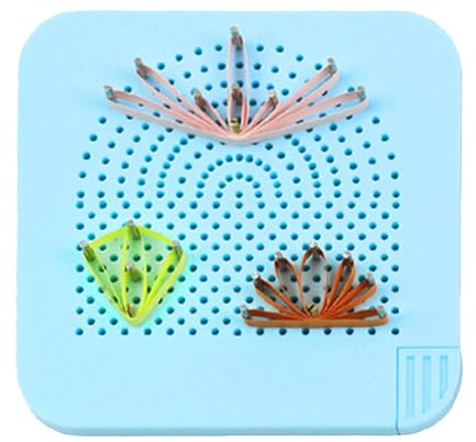 Quilling Tischpins - Curling Guide, Raster Modell | Craft Papierscheibe mit Präzisions-Handwerks-Panel der Aufbewahrungsbox, Schichten aus Kunstpapier in p