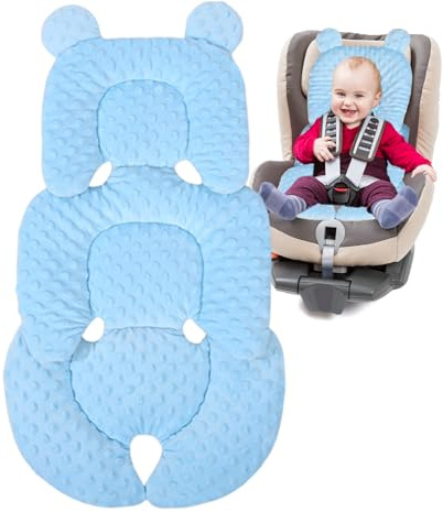 2-i-1 spädbarnsbilstolsinsats, Fancysky universal sittdyna, buggy | Sommar, sittminskare babystol, baby nyfödd bilstolskudde, för spädbarn kostym för babybilsäten och barnvagnar