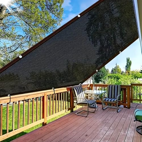 Toldo para exteriores, 13 x 30 pies, cubierta de malla para invernadero de jardín y gallinero, tela de sombra con protección UV para plantas y aves de corral