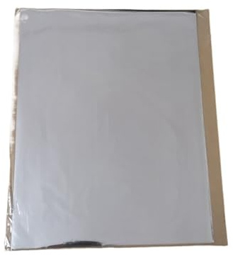 Stämplat papper Värmeaktiverad varmstansningsfolie Laminerande överföringspapper A4 20x29cm Flerfärgad(Sillver)