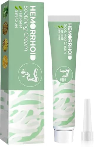 Ungüento natural para hemorroides a base de hierbas, adecuado para hombres y mujeres.