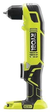 One + System Ryobi : perceuse visseuse d'angle RAD1801M, 8 V, 1,4 Ah, mandrin 10 mm + 2 embouts de vissage