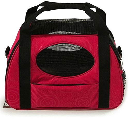 GEN7PETS Carry Me Transporttasche für Hunde und Katzen – einfach zu transportieren, Wasserflaschentasche, Reißverschlusstasche und passt unter die meisten Fluggesellschaften