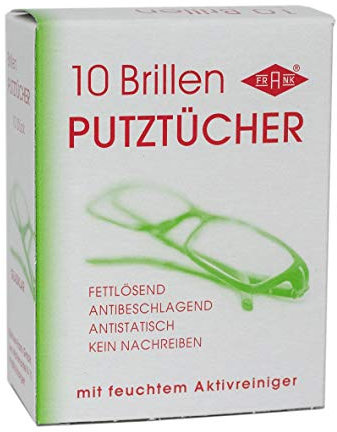 FRANK Brillen Putztücher, 44 g