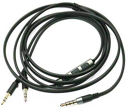 Black New replacement Cable Remote volume & Microphone For Sol Republic Master Tracks HD V8 V10 V12 X3 Headphone to apple iphone itouch ipad Samsung and some Android phone