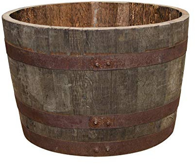 Temesso Halbes Fass aus einem originalen schottischen Whiskyfass (Natur unbehandelt)