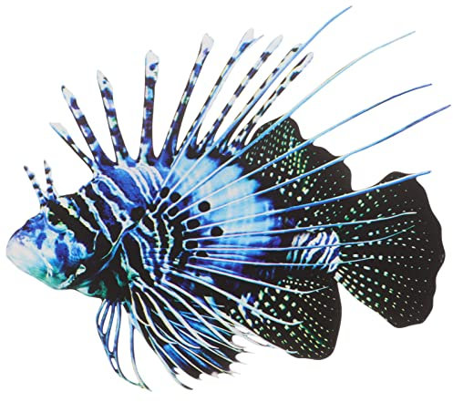 OSALADI Eisenfisch Wanddekoration Eleganter Metallfisch Für Wohnzimmer Schlafzimmer Garten Hochwertige Wandkunst Für Stilvolle Akzente Perfektes Für Fischliebhaber Blauer Fischanhänger