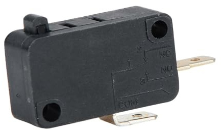 Fenteer Mikro-Endschalter-Ersatzteil, Mikroschalter für Backofen, Mikrowelle, Haushaltsgeräte