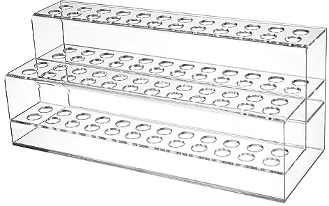 Angoily Porta Penne Da Scrivania Multi Slot Organizer in Acrilico Trasparente 9.45X4.13X3.54 in Supporto Penna Con Grande Capacità Per Casa Ufficio