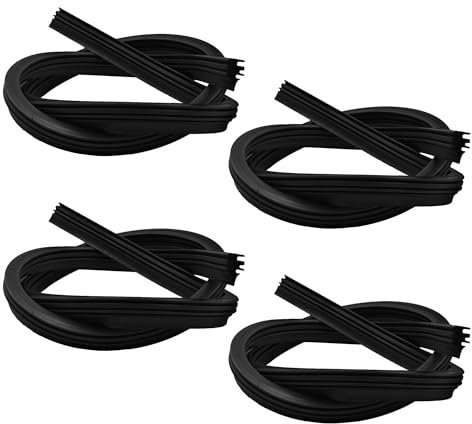 8PCS Recambio Goma Limpiaparabrisas para Coche – Repuesto Escobilla/Hoja Limpiaparabrisas Universal – Escobillas De Goma para Limpia parabrisas – 80cm/30