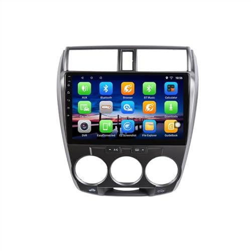 Wivplex Android 10 Coche DVD Reproductor Multimedia GPS City Grace 2008 2009 2010 2011 2012 2013 Audio Auto Radio navegación estéreo Reproductor Multimedia de Radio