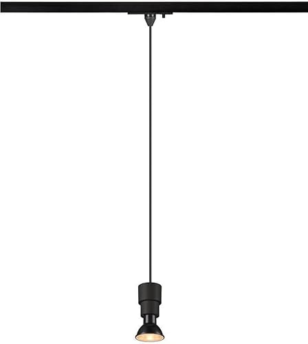 SLV PURI 2.0 Basic, 1~ Pendelleuchte, GU10, Pendellänge 200 cm, 1x max. 6 W, schwarz