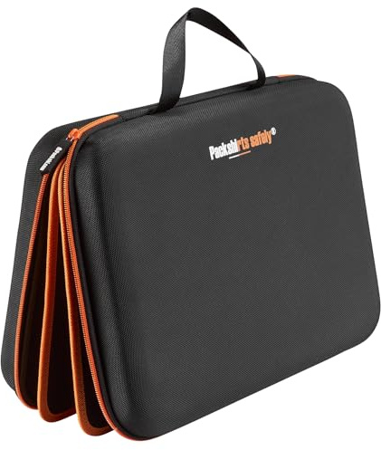 Double Étui de Voyage Packshi pour 2 Chemises avec 2 Planches de Pliage - Protège-Chemises sans Plis, Convient également pour Robes ou Pantalons - Housse de Voyage Protectrice Anti-Froissement