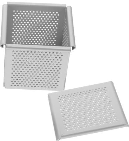 HOLIDYOYO Mini Bread Pan Cover Reusable Aluminum Alloy Toast Baking Mold for Homemade Bread for Professional and Home Use Airflow for Even Heating