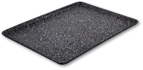 Scoville Xtra Plaque de cuisson antiadhésive pour four, revêtement Neverstick - Passe au four jusqu'à 260 °C - Facile à nettoyer - Passe au lave-vaisselle - Sans PFOA - Aluminium trempé - Noir - 35 cm